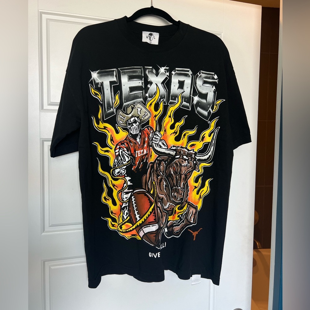 Texas Graphic Black T-Shirt
